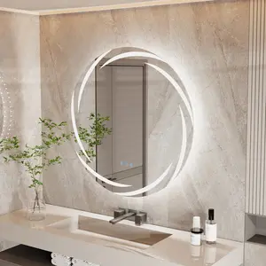 Biyanka Round LED Wall Mirror 80cm H x 80cm W