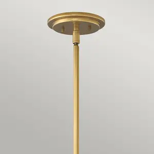 Luminosa Hinkley Somerset Globe Pendant Ceiling Light Heritage Brass