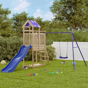 Berkfield Outdoor Playset Impregnated Wood Pine