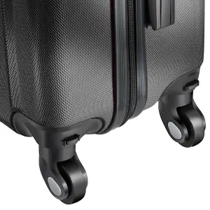 Suitcase Set Pucci - 3 suitcases, beauty case, robust, hard-shell ABS plastic - black