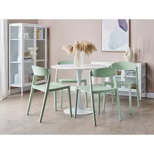 Fawnlily Stacking Side Chair (Set of 2) Mint Green