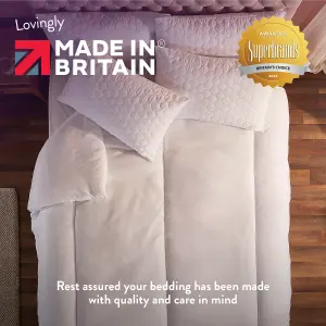 Slumberdown Warm Winter Nights Double Duvet 13.5 Tog Extra Warm & Thick Quilt Cold Chilly Nights Soft Touch Cover Washable