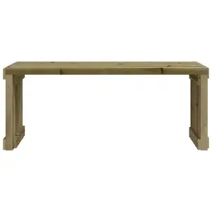 Berkfield Garden Bench Extendable 212.5x40.5x45 cm Impregnated Wood Pine