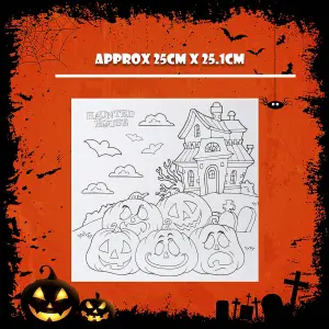 Halloween Canvas Craft Accessory Halloween Party, Trick or Treat 25cm House