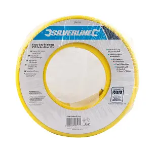 Silverline Heavy Duty Reinforced PVC Garden Hose - 30m