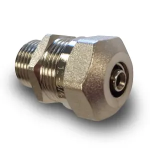 Fastwarm 12mm x 1/2" Male Iron Pump Connector