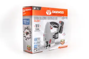 Daewoo U-FORCE Series 18V Cordless Electric Jigsaw (BODY ONLY) 5YR Warranty 2500 spm H:8.0 x W:22.0 x D:25.5 cm