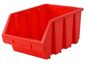 Faithfull Interlocking Storage Bin Size 4 Red 209 x 340 x 155mm FAITBBIN4