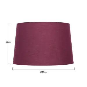 CLYDE TAPERED STYLISH SHADE - 40CM PLUM