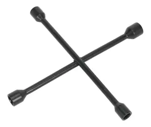 Sealey Lug Wrench 4-Way With Hot Forged Sockets 17mm 19mm 21mm 22mm AK2090