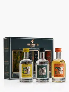 Sipsmith Gin Mini Gin Trio, 3X 5Cl