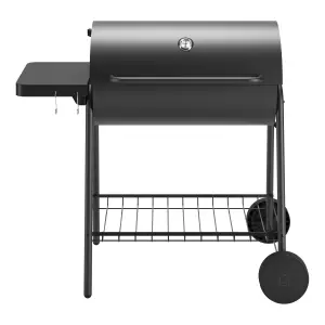 GoodHome Tehama Black Charcoal BBQ