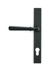 Matt Black Newbury Slimline Lever Espag. Lock Set