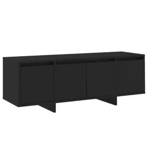 vidaXL TV Cabinet Black 120x30x40.5 cm Engineered Wood