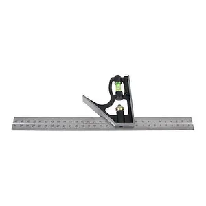 300mm Combination Square 300mm Blade Metric & Imperial Spirit Level Scriber