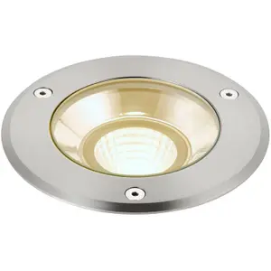 4 PACK Stainless Steel IP67 Ground Light - 13W Warm White LED - Tilting Head