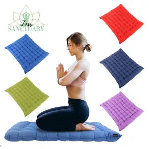 Meditation Mat Folded Zabuton by Laeto Zen Sanctuary - INCLUDES FREE DELIVERY