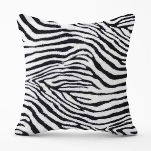 Zebra Texture Pattern Cushions 45cm x 45cm