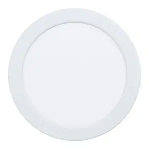 Wall / Ceiling Flush Downlight White Round Spotlight 10.5W Built in LED 4000K