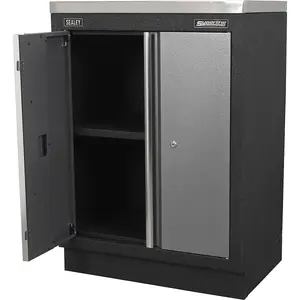 680mm Modular 2 Door Floor Cabinet with Adjustable Shelf and Aluminium Handles