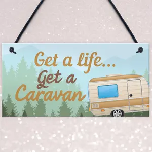 Red Ocean Funny Caravan Accessories Novelty Home Decor Gifts For Caravan Campervan Caravan Signs And Plaques Retirement Gifts