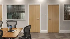 Green & Taylor Oak Flush - Prefinished FD30 Fire Door