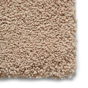 Camel Plain Shaggy Modern Easy to Clean Rug for Living Room Bedroom and Dining Room-120cm X 170cm