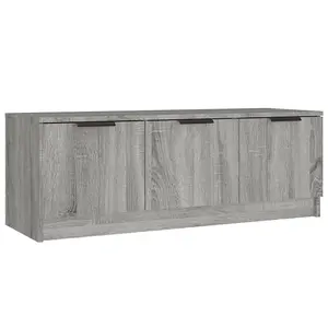 vidaXL TV Cabinet Grey Sonoma 102x35x36.5 cm Engineered Wood