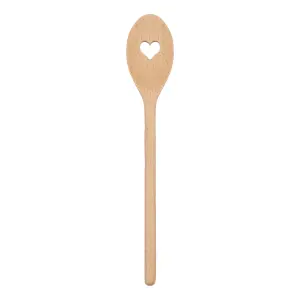 Argon Tableware Wooden Heart Cooking Spoon - 30cm