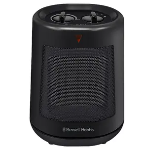 Russell Hobbs RHFH1008B 2kW Oscillating Ceramic Heater in Black