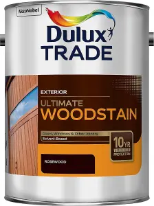 Dulux Trade Ultimate Weathershield Woodstain - Rosewood - 5L