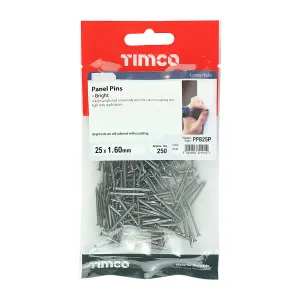 TIMCO Panel Pins Bright - 25 x 1.60