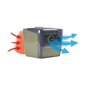 Totalcool 3000 Portable Air Cooler (Camo Green/Grey)