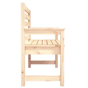 Berkfield Garden Bench 109x48x91.5 cm Solid Wood Pine