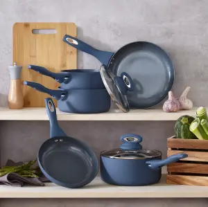 Cermalon Blue 5 Piece Cookware Set