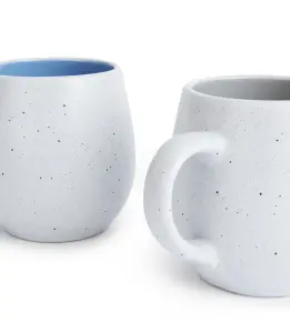 Set of 4 Speckled Large Hug Mugs