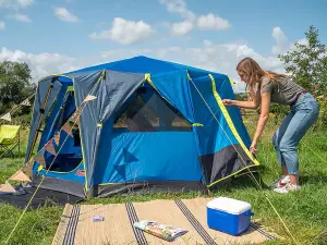 OctaGo 3 Person Outdoor Camping Tent