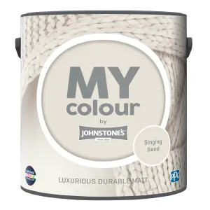 Johnstone's My Colour Durable Matt Paint Singing Sand - 2.5L