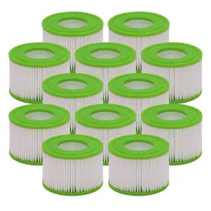 FilterLogic SFL5-4-3-OBE Hot Tub Spa Filter Compatible with Lay-Z-Spa / Bestway VI for All Lay-Z-Spa (12 PACK)