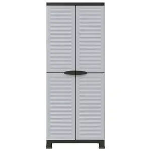 Berkfield Plastic Cabinet 68x39x171.5 cm