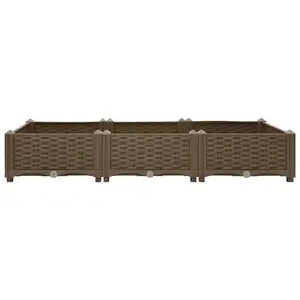 Berkfield Raised Bed 120x40x23 cm Polypropylene