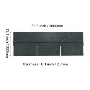 18Pcs Dark Black Tab Asphalt Shingles Bitumen Roof Tiles Covering 2.61sqm