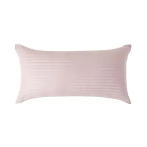 Homescapes Dusky Pink Violet Continental Egyptian Cotton Pillowcase 330 TC, 40 x 80 cm