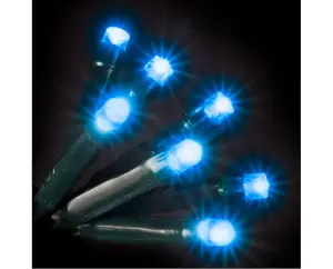 Snowtime 240 Multi-Function String LED Lights in Blue - 17m Lit Length