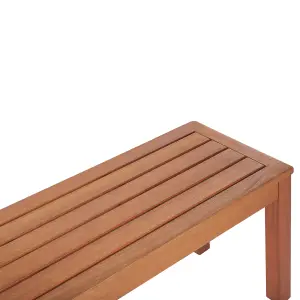 Garden Bench MONSANO Wood Light Wood