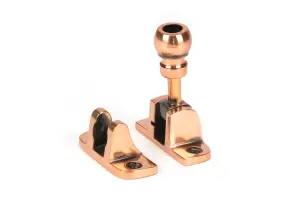 From The Anvil Polished Bronze Mushroom Brighton Fastener (Radiused)