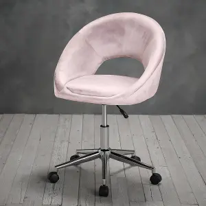 Skylar Office Chair Pink W 63.5 x L 54 x H 93 cm