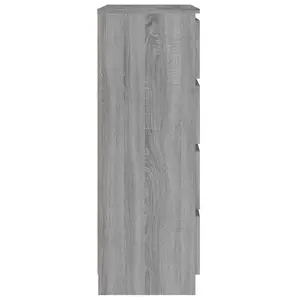 Bundine Sideboard  60x35x98.5 cm Engineered Wood Grey