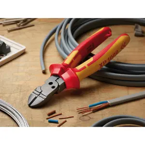 Draper XP1000 VDE Tethered 4-in-1 Combination Cutter, 180mm 13643