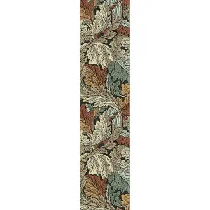 Acanthus Wool Runner Rugs 126900 in Forest By William Morris - 67x230cm